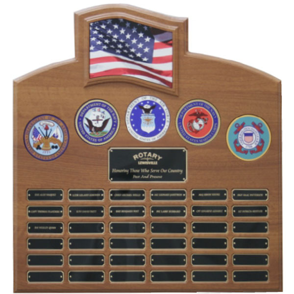 Armed Forces Plaque
